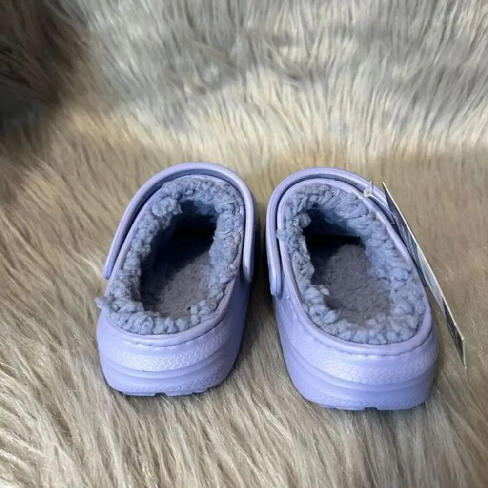 Rugged Shark Lined Clogs Toddler Girl Size 9 Violet Purple Slip On Shoes Sandals